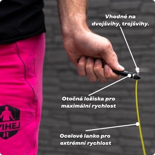 Švihadlo na extrémní rychlost Bullet Rope - Švihej.cz